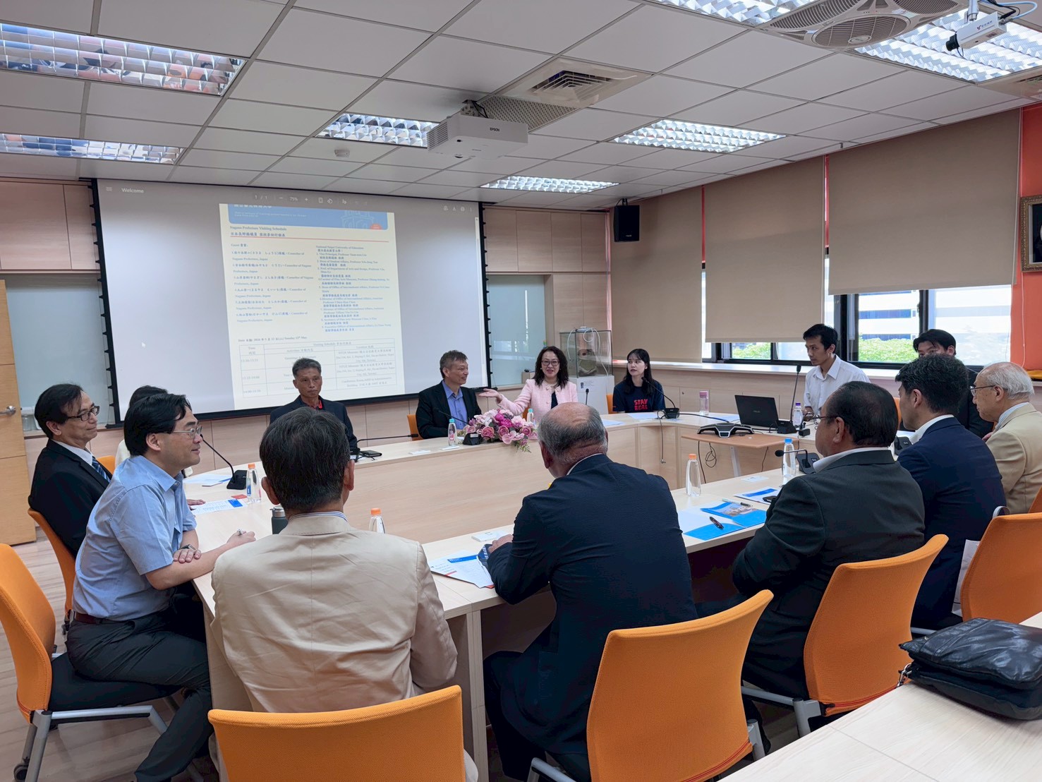 Nagano Prefecture Councilors Visit NTUE